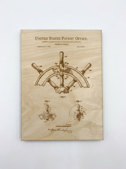 Planche décorative Plan Technique – Brevet gravé