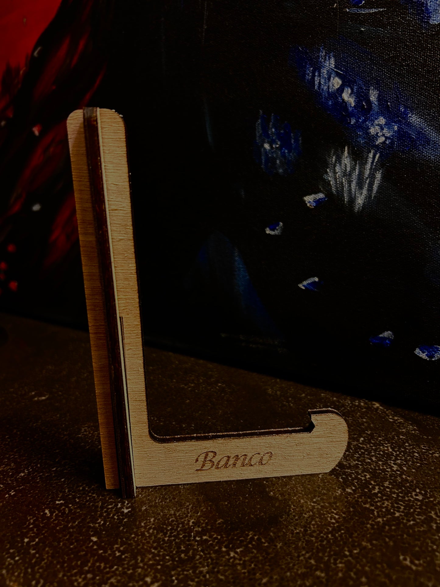 Bûche gravée personnalisée avec texte et motif – BANCO-STORE
