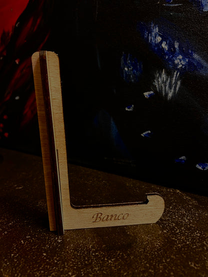 Bûche gravée personnalisée avec texte et motif – BANCO-STORE