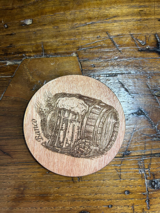 Lot 2 dessous de verre bois gravés Havana Club – BANCO-STORE