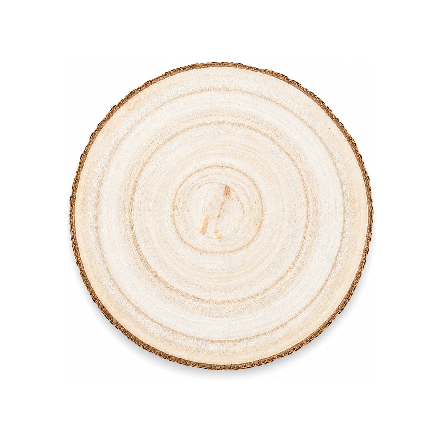 Bûche en bois brut à personnaliser, fond blanc