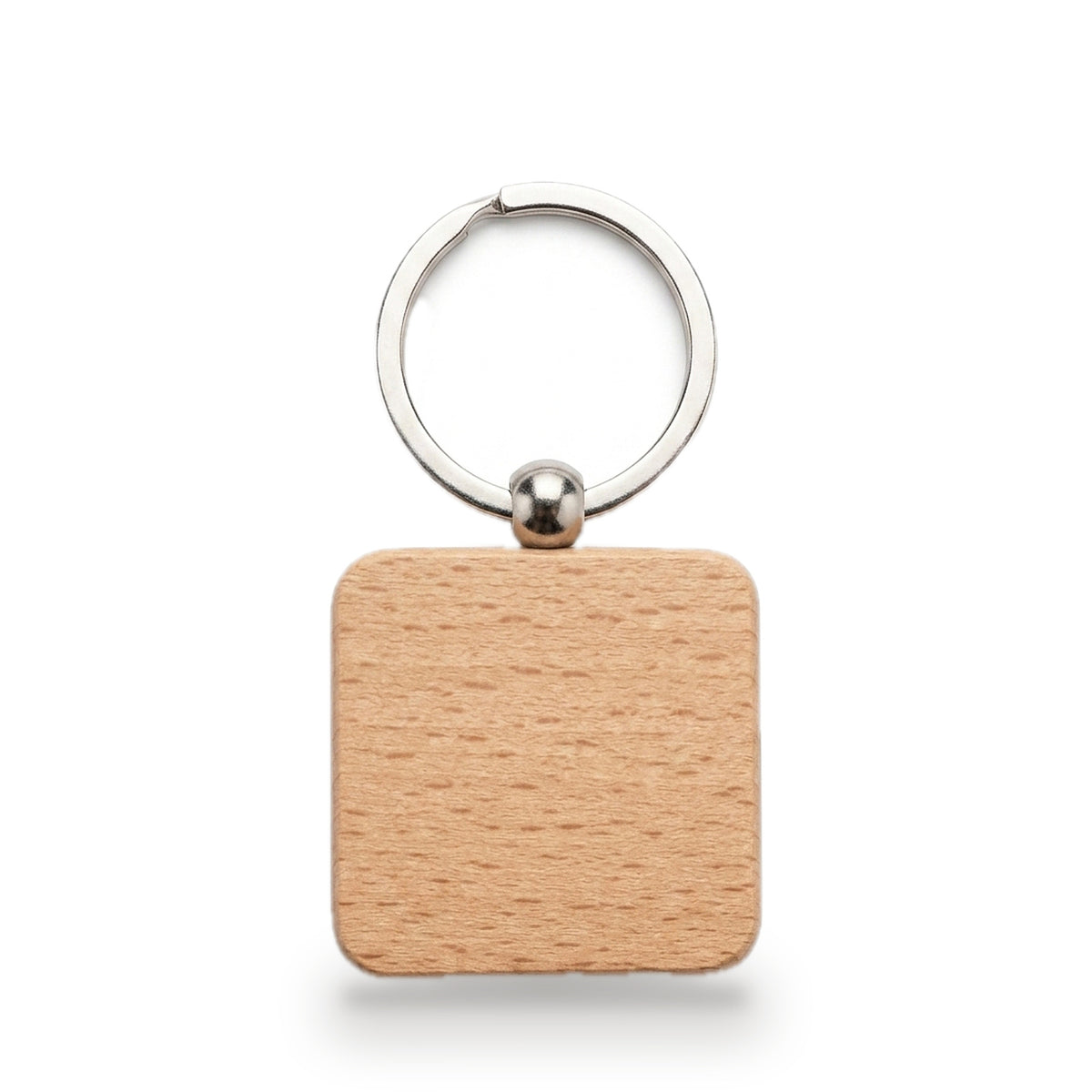 Porte-clés carré en bois à graver, BANCO