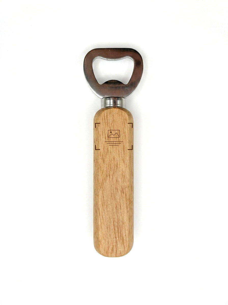 Décapsuleur Personnalisable, gravée d'un exemple de personnalisation